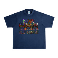 Navy happy hallothanksmas Urban Heavy Tee - SublimationCraftShop