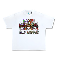 White happy hallothanksmas Urban Heavy Tee - SublimationCraftShop
