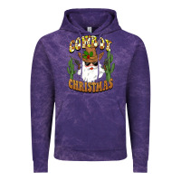 Cloud Purple cowboy christmas santa Vintage Hoodie - BarkalooDesign