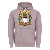 Vintage Zinc cowboy christmas santa Vintage Hoodie - BarkalooDesign