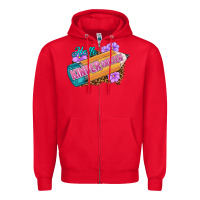 Red kinder garten Zipper Hoodie - RanaPortraitStore