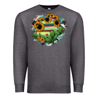 Charcoal Heather Aguascalientes State Of Mexico Map Premium Sweatshirt - RanaPortraitStore
