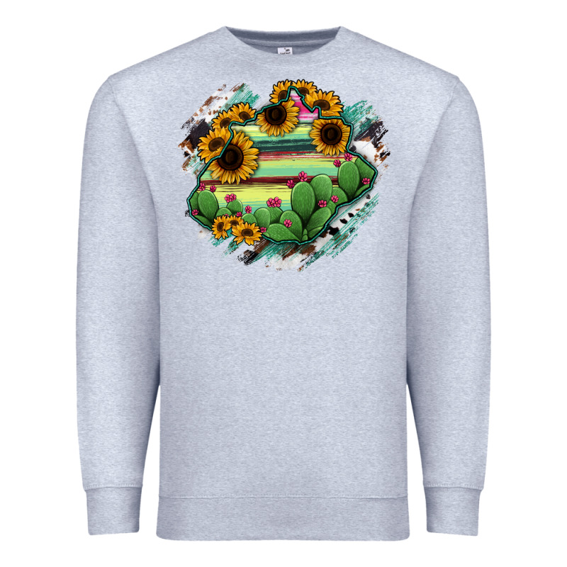 Aguascalientes State Of Mexico Map Premium Sweatshirt by RanaPortraitStore | Teevron