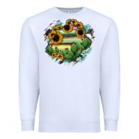 White Aguascalientes State Of Mexico Map Premium Sweatshirt - RanaPortraitStore