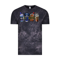 Cloud Black Police Coffee Vintage Tee - CowhideDigitalArt