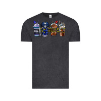 Vintage Black Police Coffee Vintage Tee - CowhideDigitalArt