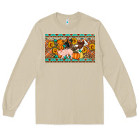 Mushroom Fall farm animals cow pig rooster Long Sleeve Tee - Artiststas
