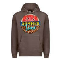 Coffee summer time watermelon Premium Hoodie - BarkalooDesign