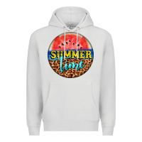 Dove Grey summer time watermelon Premium Hoodie - BarkalooDesign