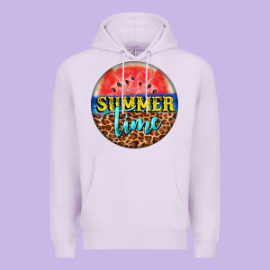 Summer Time Watermelon Premium Hoodie Designed By Barkaloodesign