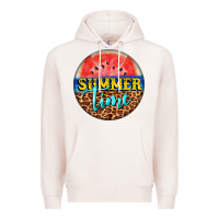 Pale Pink summer time watermelon Premium Hoodie - BarkalooDesign