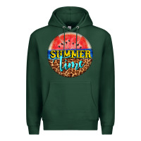 Sports Green summer time watermelon Premium Hoodie - BarkalooDesign