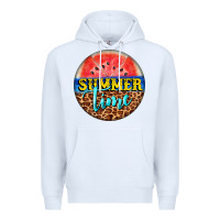 White summer time watermelon Premium Hoodie - BarkalooDesign