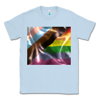 Dusty Blue Pride flag Classic Tee - FaDigitalArtStudio