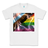 White Pride flag Classic Tee - FaDigitalArtStudio