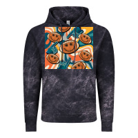 Cloud Black football smiley face Vintage Hoodie - BarkalooDesign