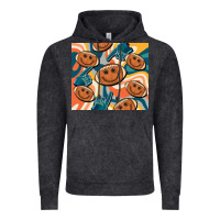 Vintage Black football smiley face Vintage Hoodie - BarkalooDesign