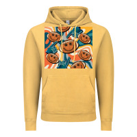 Vintage Mustard football smiley face Vintage Hoodie - BarkalooDesign
