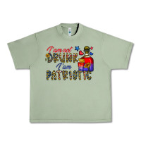 Oil Green i'm drunk i'm patrıtoc Urban Heavy Tee - CowhideDigitalArt