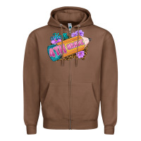 Chestnut hello 4th grade Zipper Hoodie - RanaPortraitStore