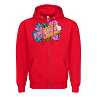 Red hello 4th grade Zipper Hoodie - RanaPortraitStore