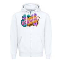 White hello 4th grade Zipper Hoodie - RanaPortraitStore