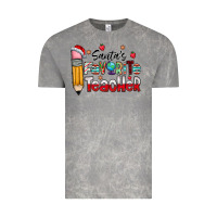 Cloud Rock Santa Favorite Teacher Vintage Tee - CowhideDigitalArt