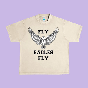 Fly Eagles Fly Philadelphia Urban Heavy Tee Designed By Artisfamous