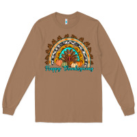 Toasted Coconut Happy thanksgiving rainbow Long Sleeve Tee - Artiststas