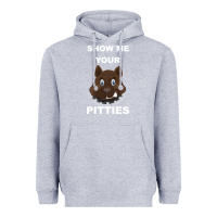 Heather Grey Show Me Your pitties Heavyweight Hoodie - Bettercallsaul