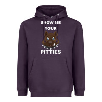 Plum Show Me Your pitties Heavyweight Hoodie - Bettercallsaul