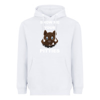 White Show Me Your pitties Heavyweight Hoodie - Bettercallsaul