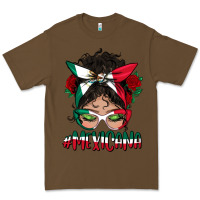 Cacao mexicana messy bun mama Premium Tee - BundleAndBundleShop