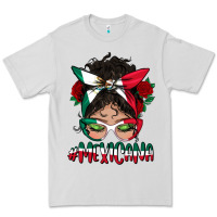 Dove Grey mexicana messy bun mama Premium Tee - BundleAndBundleShop