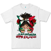 White mexicana messy bun mama Premium Tee - BundleAndBundleShop