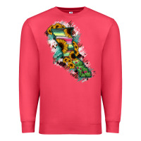 Cardinal Baja California State Of Mexico Map Premium Sweatshirt - RanaPortraitStore