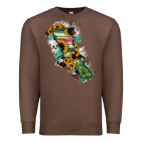 Chestnut Baja California State Of Mexico Map Premium Sweatshirt - RanaPortraitStore