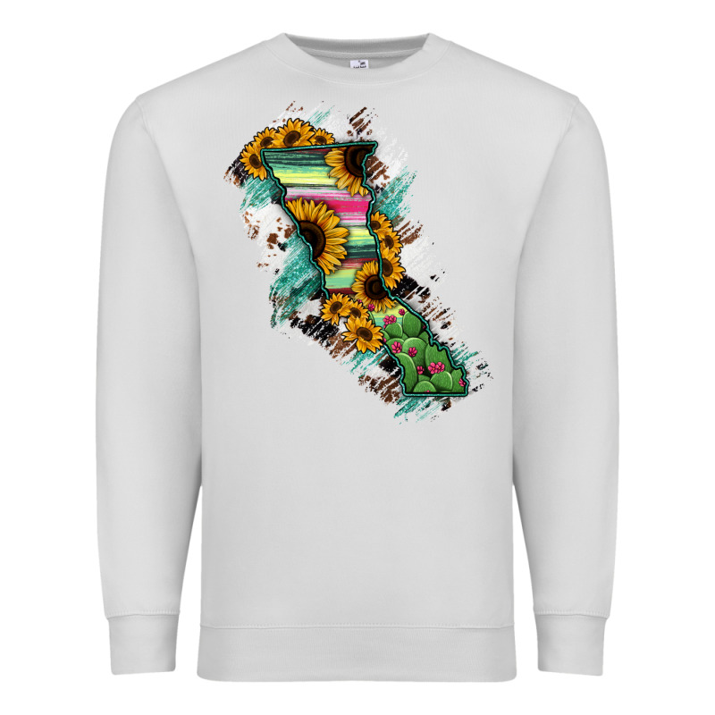 Baja California State Of Mexico Map Premium Sweatshirt by RanaPortraitStore | Teevron
