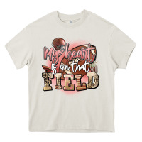 Cream my heart is on that field Heavy Core Tee - FaDigitalArtStudio