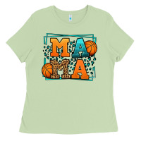 Matcha leopard basketball mama Mother's Day Ladies Tee - LillyAllenDesigns
