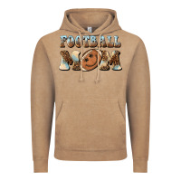 Vintage Coffee football mom football smiley face Vintage Hoodie - BarkalooDesign