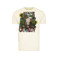 Vintage Arctic summer down cowboy Vintage Tee - CowhideDigitalArt