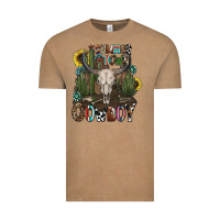 Vintage Coffee summer down cowboy Vintage Tee - CowhideDigitalArt