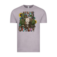 Vintage Zinc summer down cowboy Vintage Tee - CowhideDigitalArt