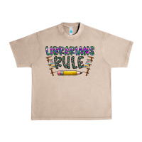 French Oak librarians rule Urban Heavy Tee - CowhideDigitalArt