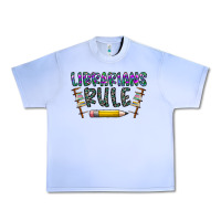 Grape Ice librarians rule Urban Heavy Tee - CowhideDigitalArt