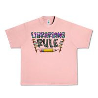 Salmon librarians rule Urban Heavy Tee - CowhideDigitalArt
