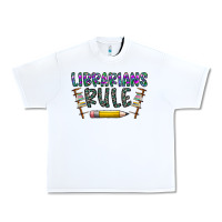 White librarians rule Urban Heavy Tee - CowhideDigitalArt