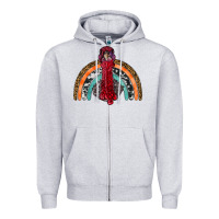Heather Grey thanksgiving turkey rainbow Zipper Hoodie - RanaPortraitStore