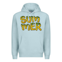 Blue Mist summer pineapple Premium Hoodie - BarkalooDesign